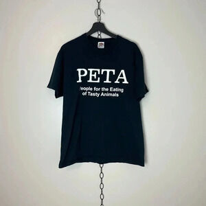 Vintage PETA  Hunting Humour T-shirt